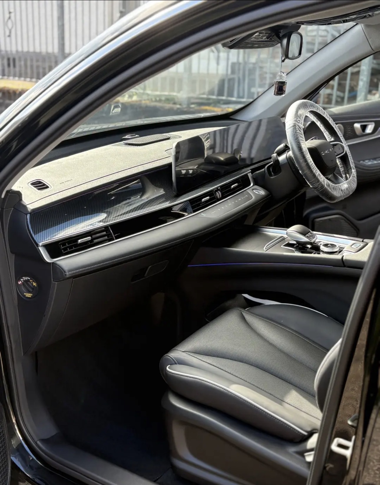 Clean modern car interior after detailing